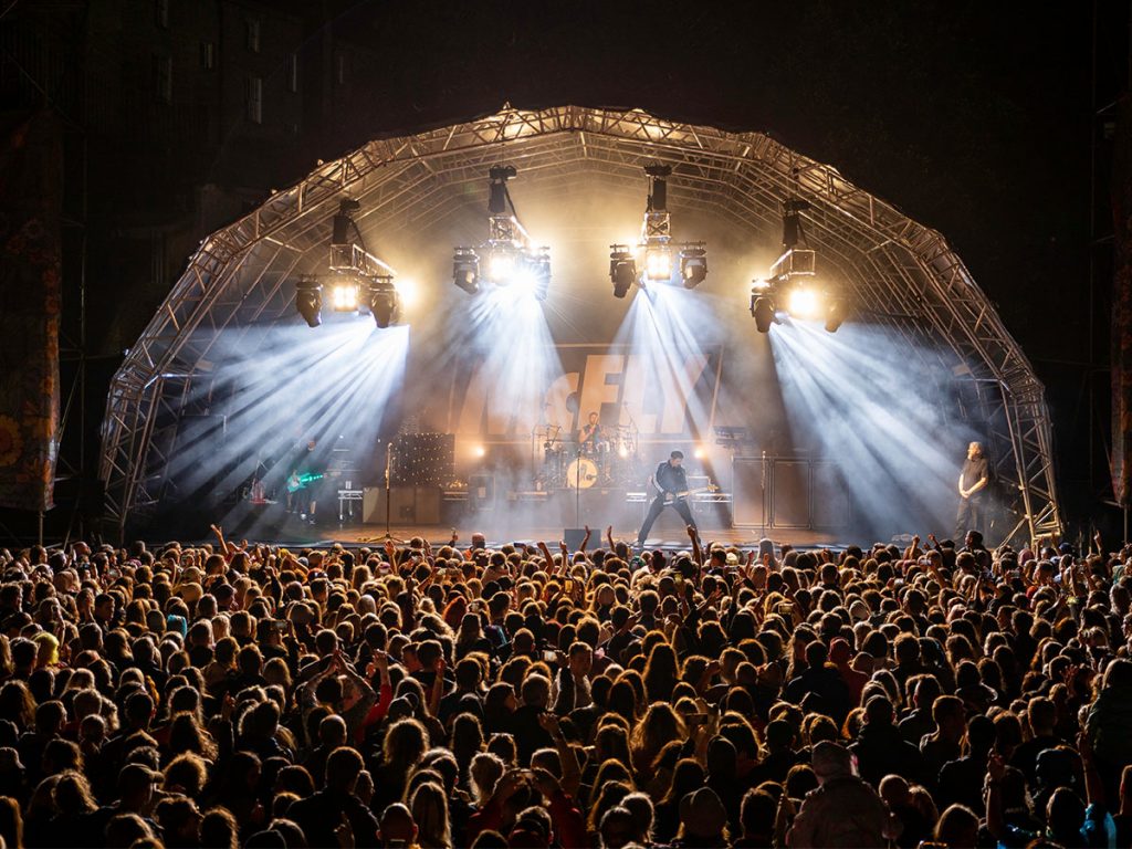 Bath festival 2021 McFly headline performance