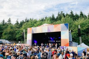 Green Man Walled Garden Festival Stage - Structure and Set Cladding